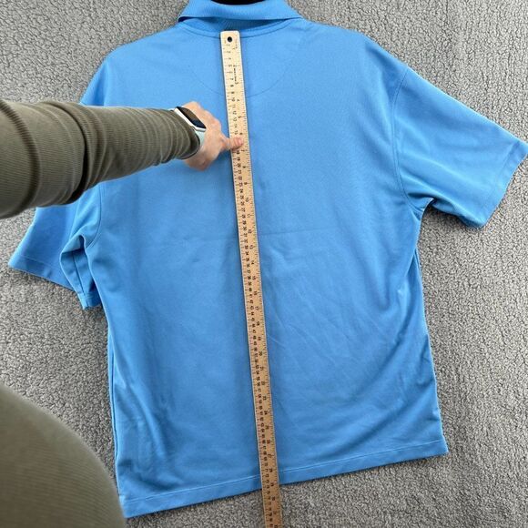 Nike Golf Dri-fit Polo Shirt Mens Large Blue - Picture 8 of 13